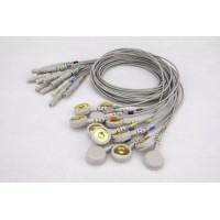 心電導聯線心電電極紐扣電極線
